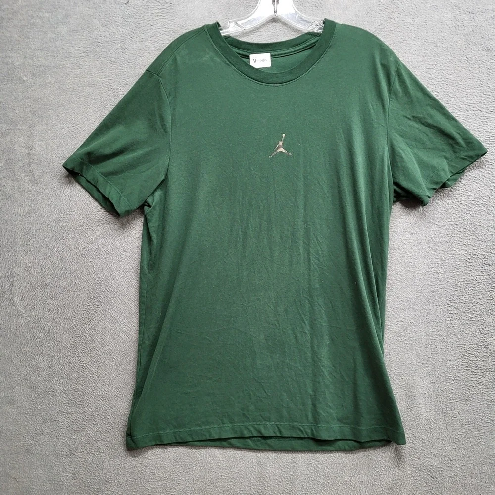 Air Jordan Men Shirt‎ Large Green Slam Dunk Contest Short Sleeve Tee